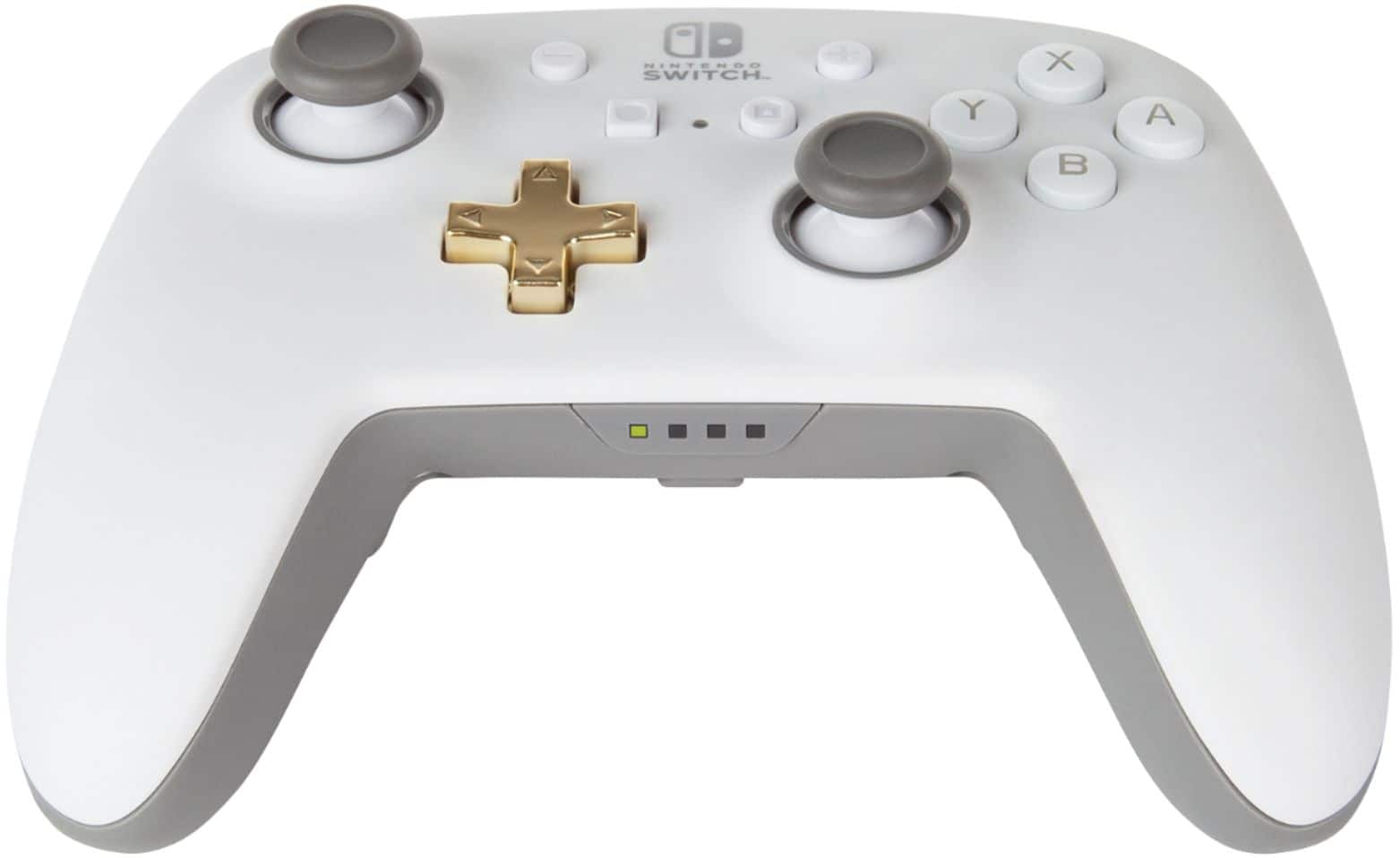Alt View 12. PowerA - Enhanced Wireless Controller for Nintendo Switch - White.