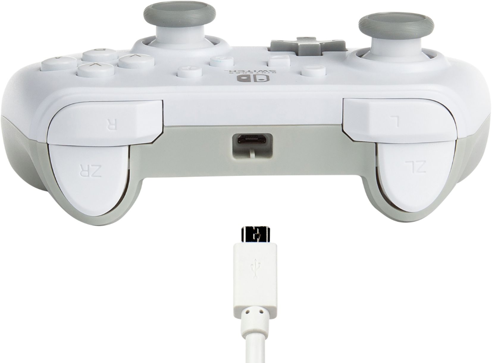 PowerA Enhanced Wireless Controller for Nintendo Switch White 1518390-01 -  Best Buy