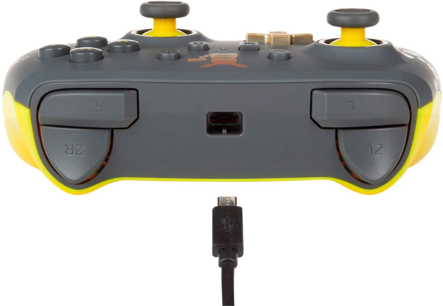 Alt View 13. PowerA - Enhanced Wired Controller for Nintendo Switch - Pokémon: Pikachu Grey.