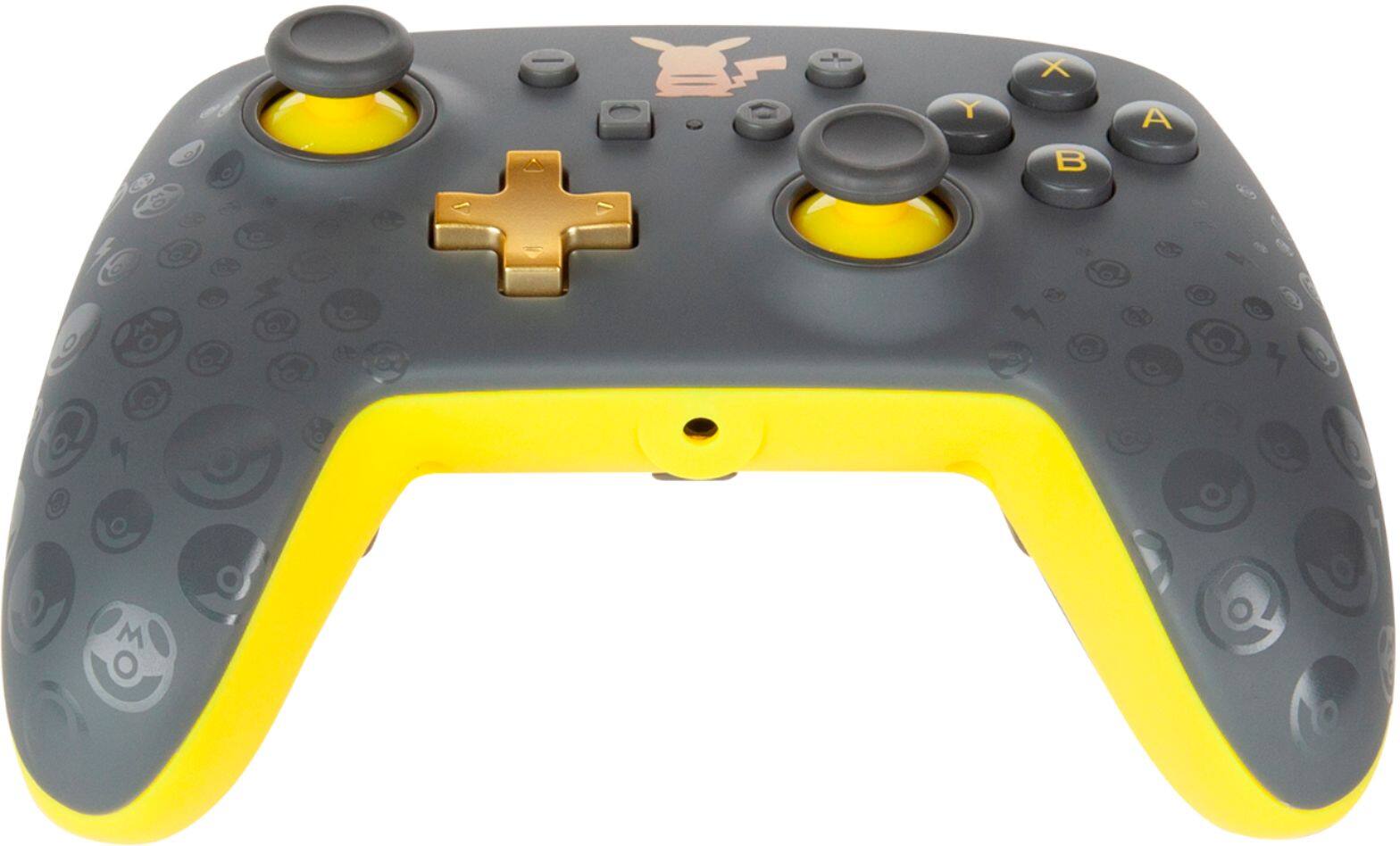 Alt View 14. PowerA - Enhanced Wired Controller for Nintendo Switch - Pokémon: Pikachu Grey.