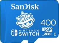 Front Zoom. SanDisk - 400GB microSDXC UHS-I Memory Card for Nintendo Switch.