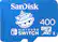 Front. SanDisk - 400GB microSDXC UHS-I Memory Card for Nintendo Switch - Blue.