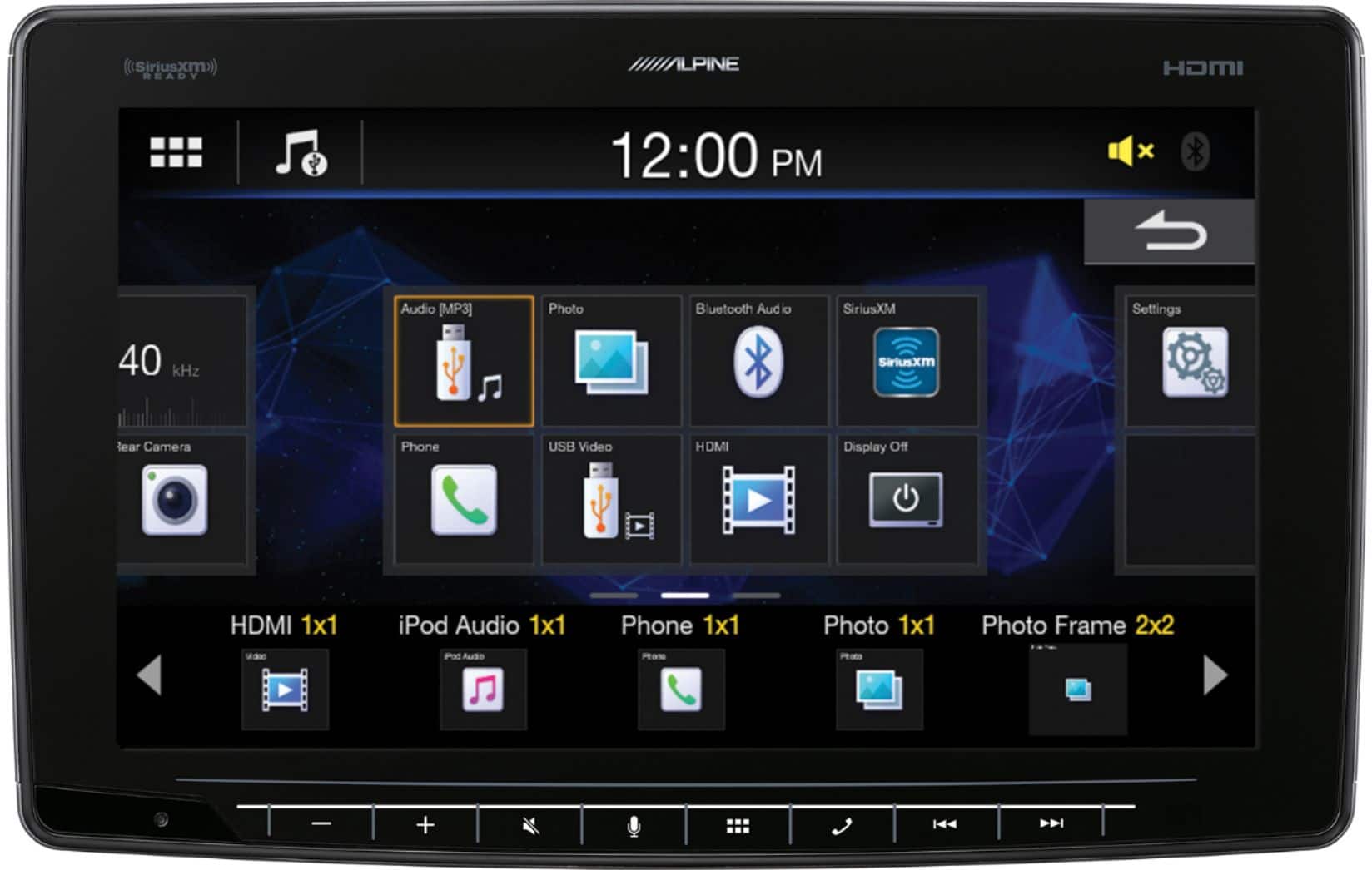 Alt View 14. Alpine - 11" Android Auto/Apple CarPlay™ - Built-in Bluetooth - Floating Screen Digital Multimedia Receiver - Black.