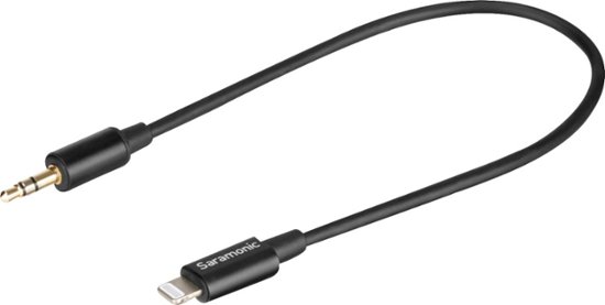 Saramonic – SR-C2000 3.5mm TRS Male to Apple Lightning Connector Microphone & Audio Adapter Cable 9″ (22.86cm)