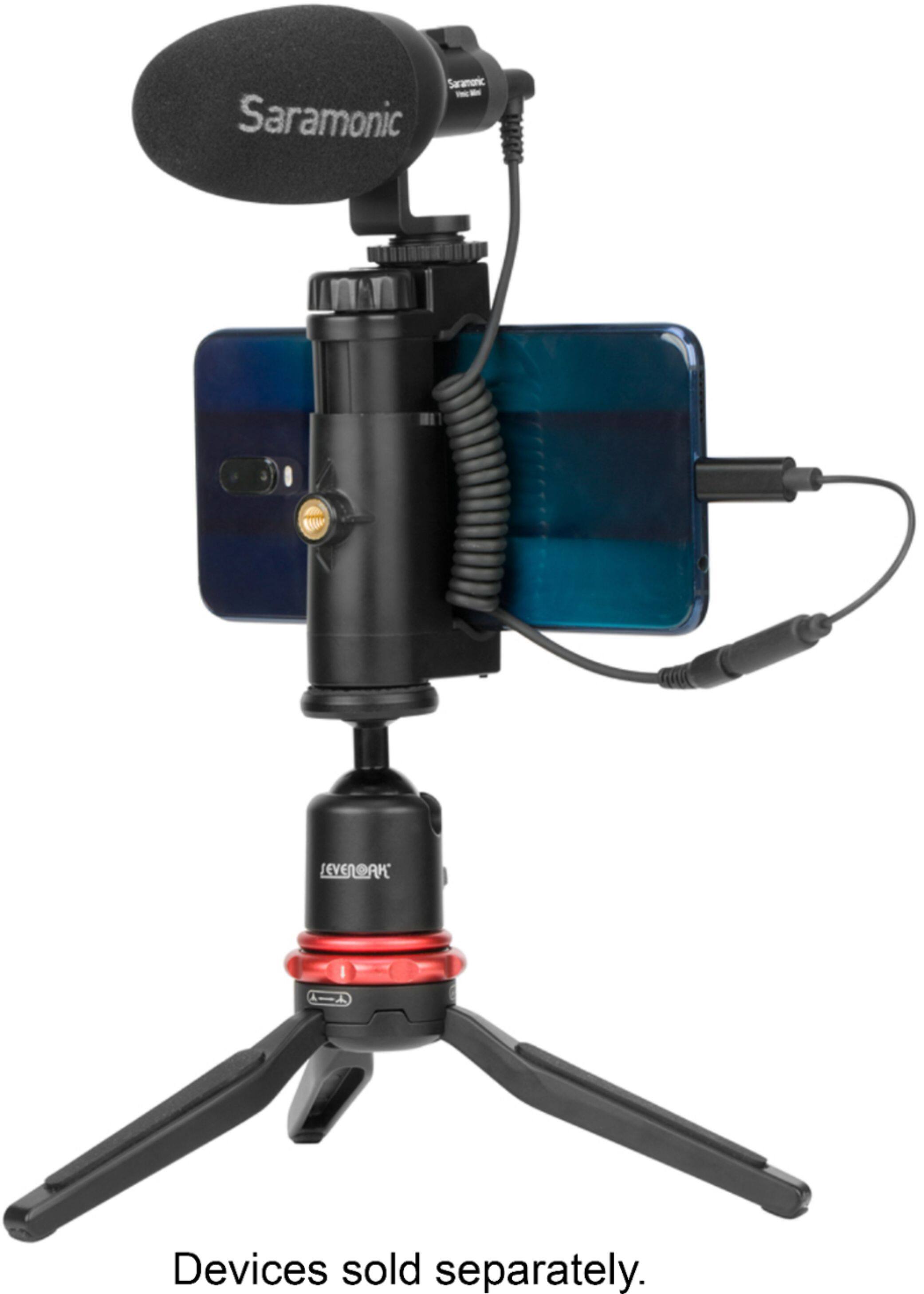 Alt View 13. Saramonic - Short USB Type-C Male to Gold-Plated Female 3.5mm TRS Adapter Cable (SR-C2003).