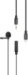 Front. Saramonic - Lavalier Microphone with Lightning for Apple iPhone, or iPad w/ a Built-in 6.6-foot (2m) Cable (LavMicro U1A).