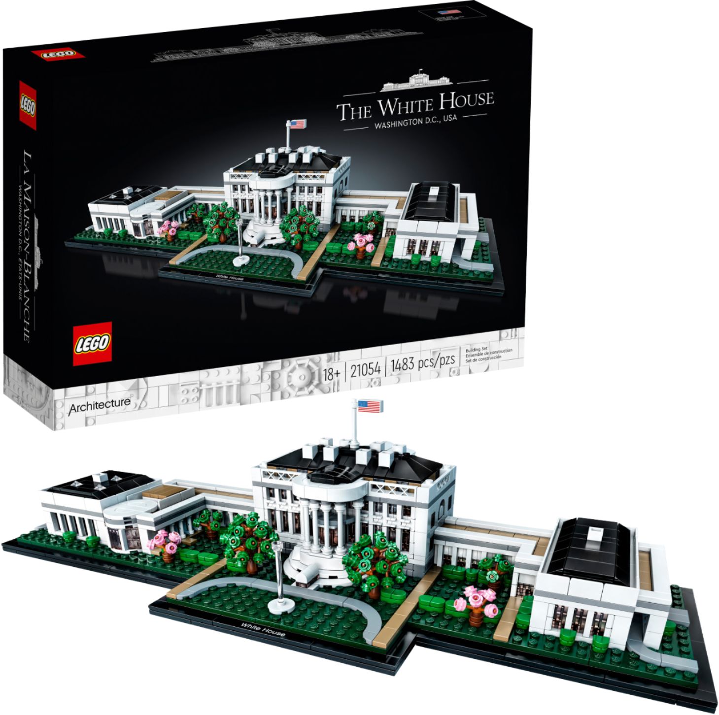 Steward nul sukker LEGO Architecture The White House 21054 6288702 - Best Buy