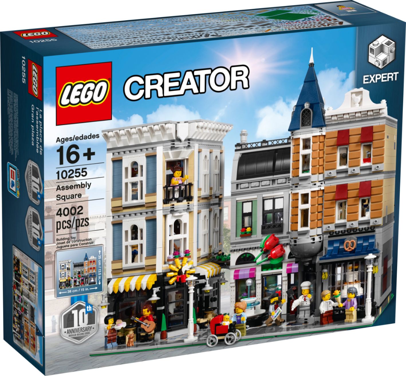 Left View: LEGO - Creator Expert Assembly Square 10255