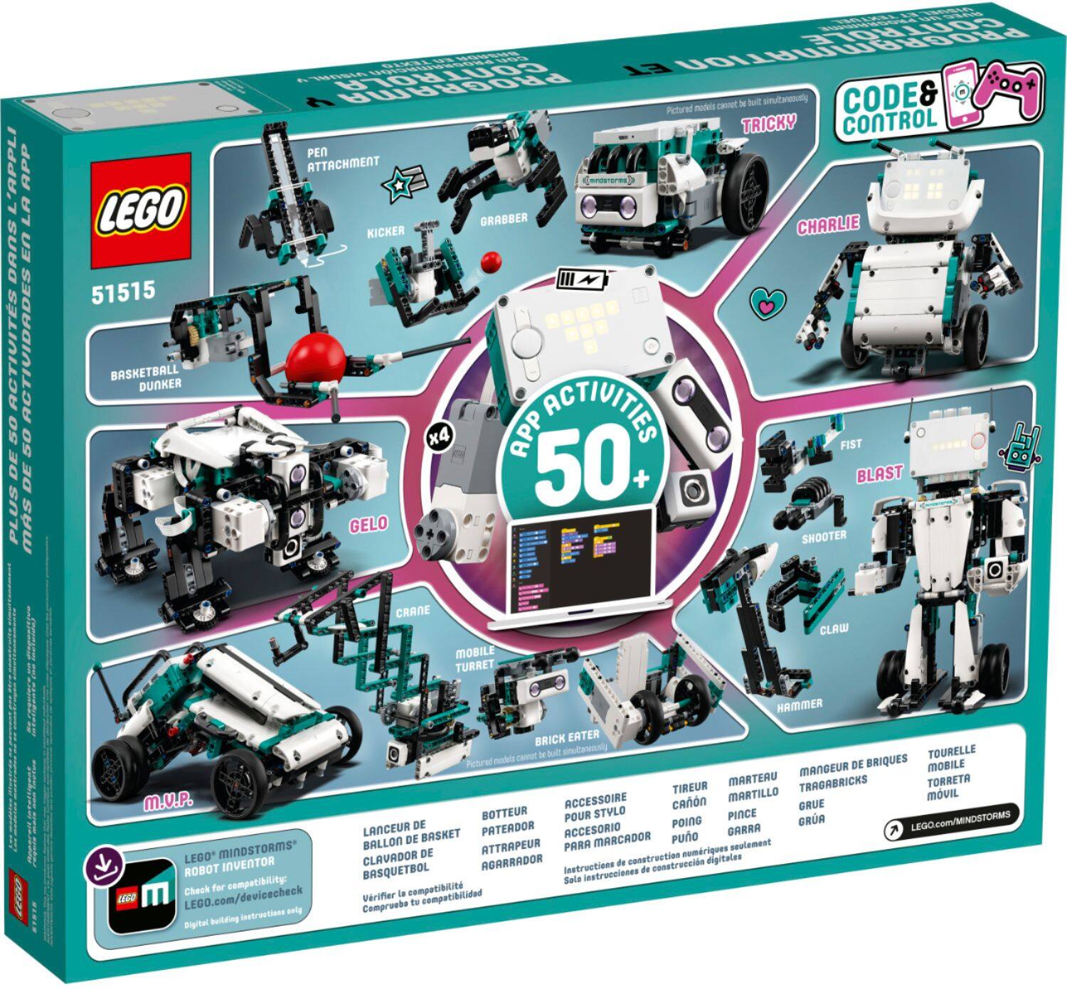 Alt View 13. LEGO - LEGO MINDSTORMS Robot Inventor 51515.