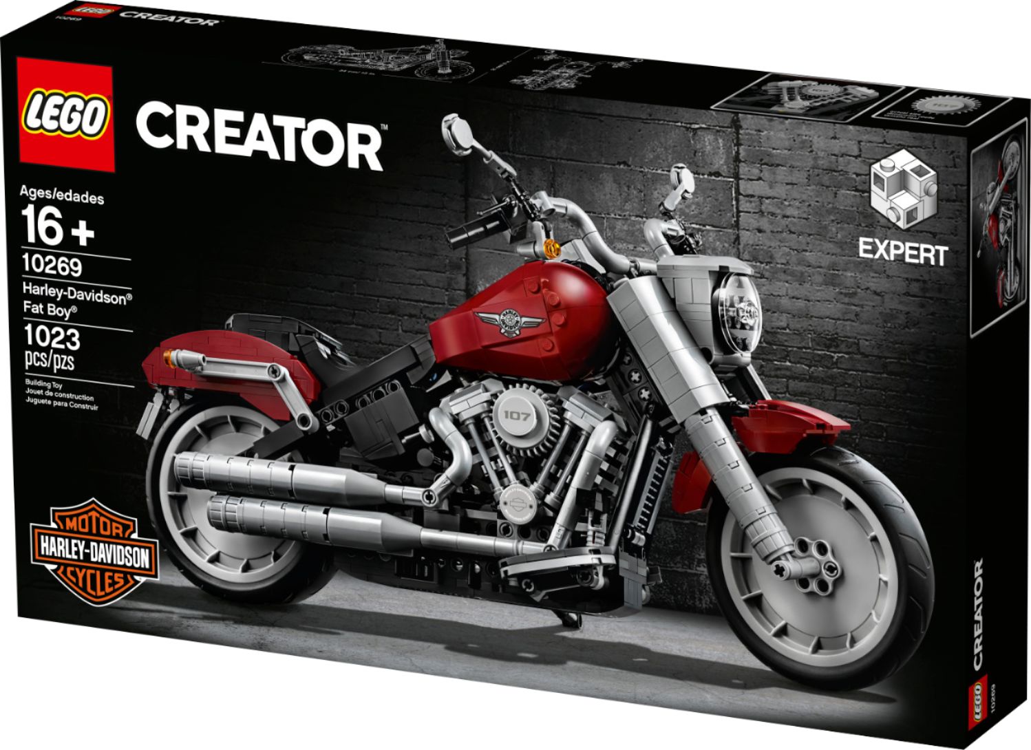 Harley-Davidson® Fat Boy® 10269, Creator Expert