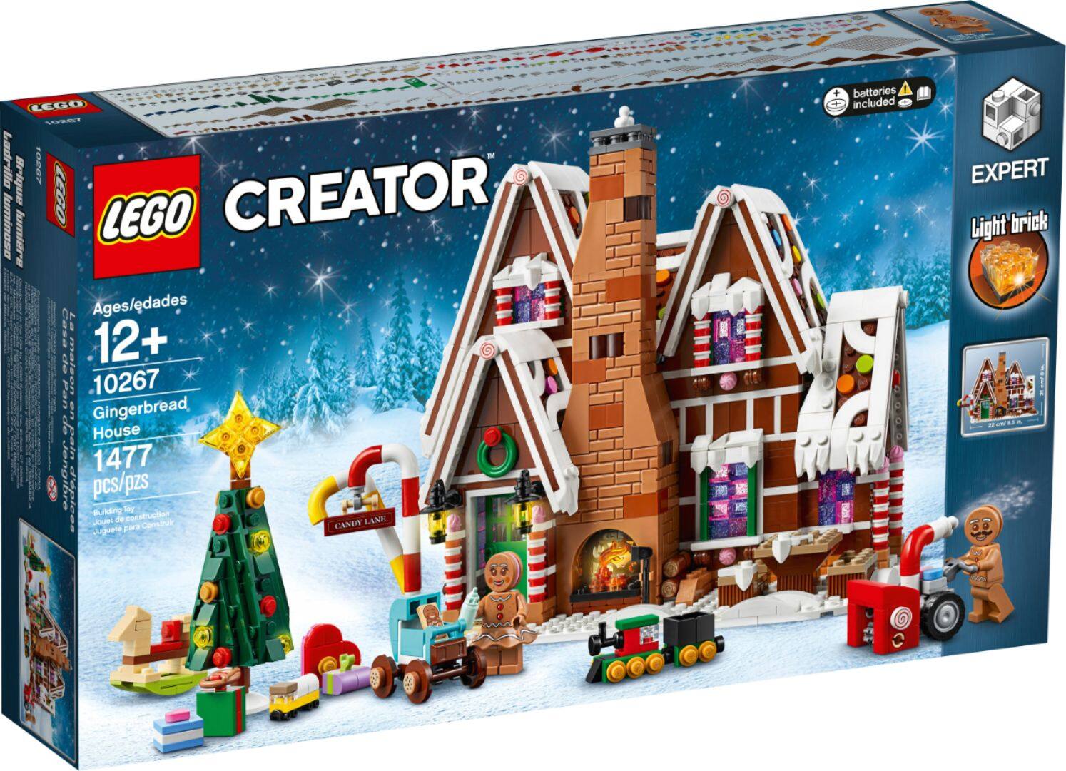 Left. LEGO - Creator Expert Gingerbread House 10267.