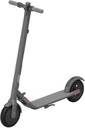 Segway - Ninebot E22 Electric Scooter w/13.7 miles Operating Range & 12.4 mph Max Speed - Dark Grey - Front_Zoom