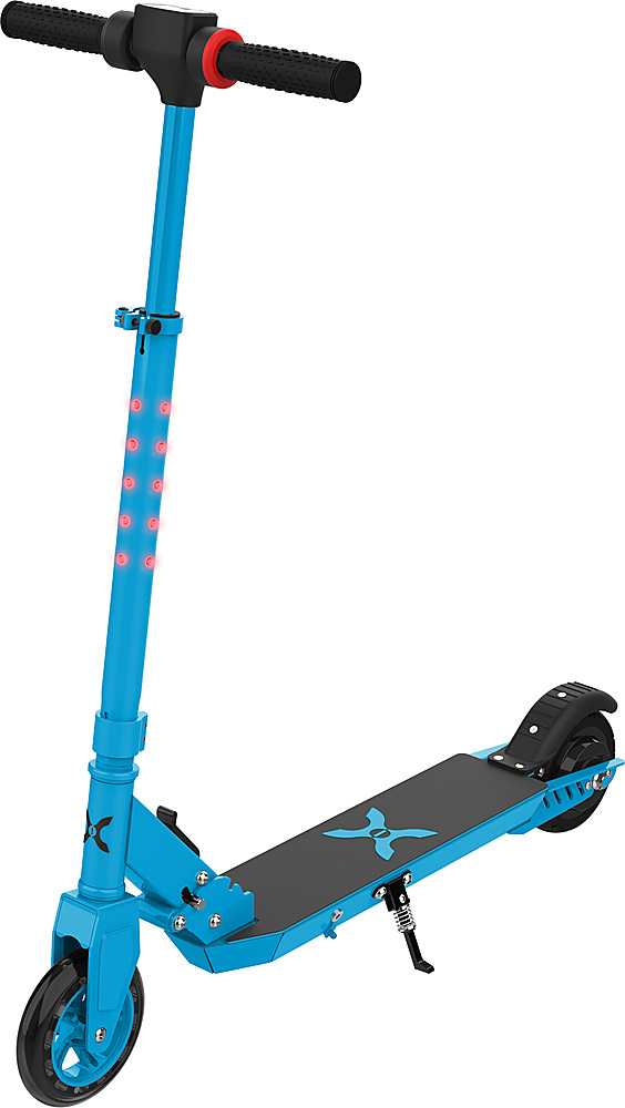 Hover-1 - Kids Flare Foldable Electric Scooter w/3 mi Max Operating Range & 8 mph Max Speed - Blue