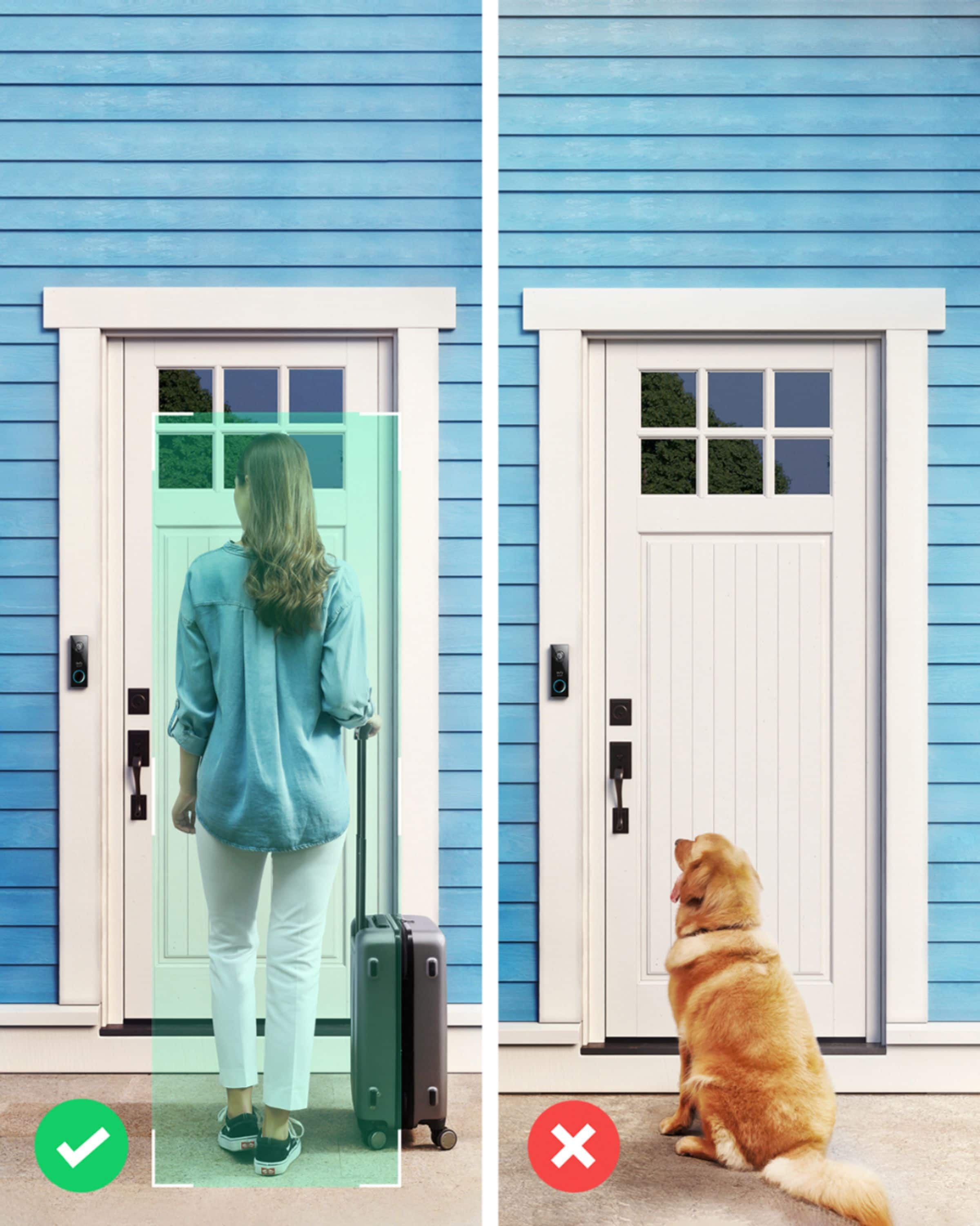 Alt View 14. eufy Security - Smart Wi-Fi Video Doorbell 2K Pro Wired - Black/White.