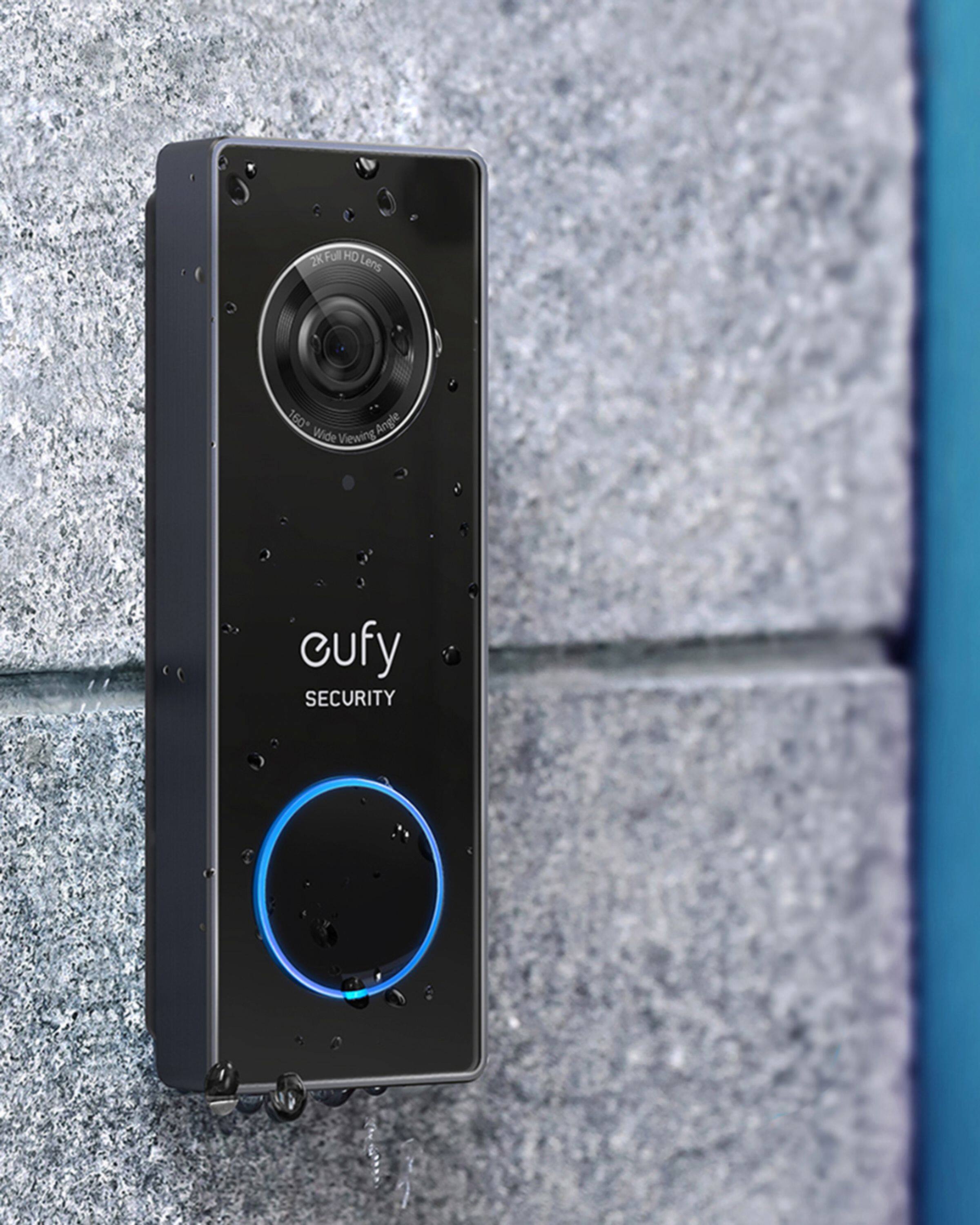 Alt View 15. eufy Security - Smart Wi-Fi Video Doorbell 2K Pro Wired - Black/White.