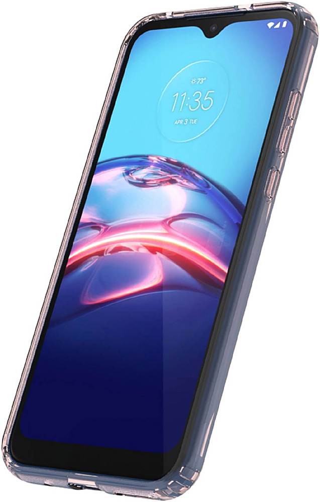 Alt View 13. SaharaCase - Crystal Series Carrying Case for Motorola Moto E (2020) - Rose Gold.