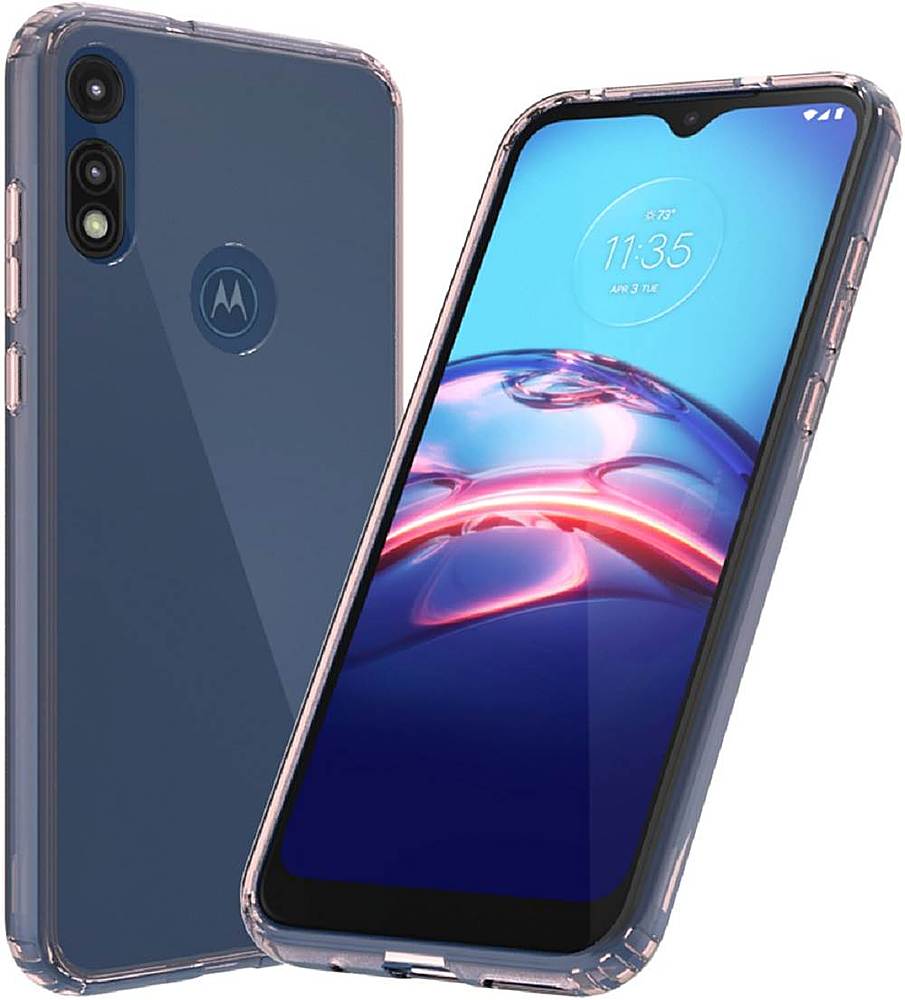 Alt View 15. SaharaCase - Crystal Series Carrying Case for Motorola Moto E (2020) - Rose Gold.