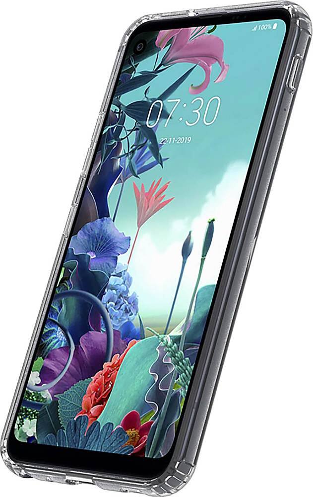 Alt View 12. SaharaCase - Crystal Series Carrying Case for LG Q70 - Clear.