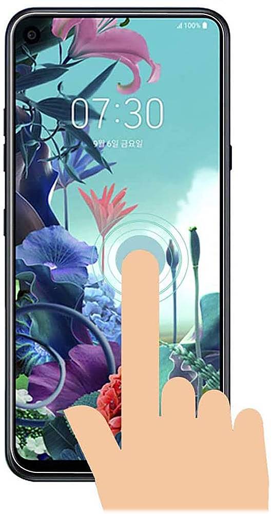 Alt View 11. SaharaCase - ZeroDamage Tempered Glass Screen Protector for LG Q70 - Clear.