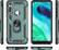 Alt View Zoom 12. SaharaCase - Military Kickstand Series Case for Motorola Moto G Fast - Green.