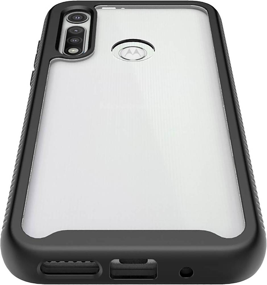 Alt View 13. SaharaCase - Grip Series Case for Motorola Moto G Fast - Black.