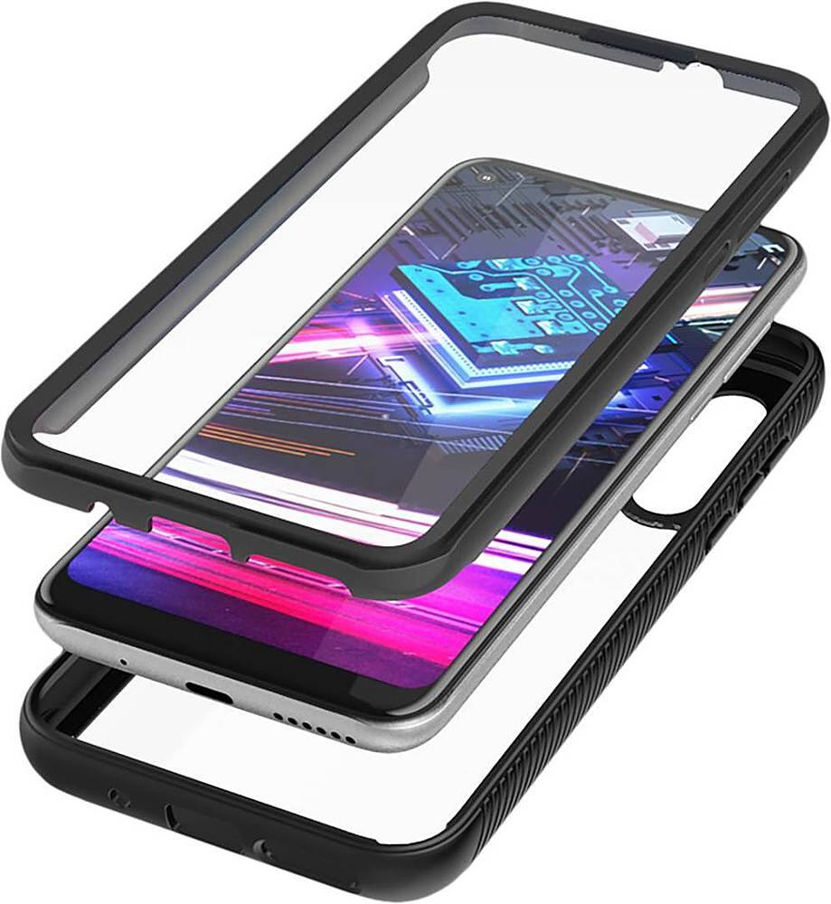 Alt View 14. SaharaCase - Grip Series Case for Motorola Moto G Fast - Black.