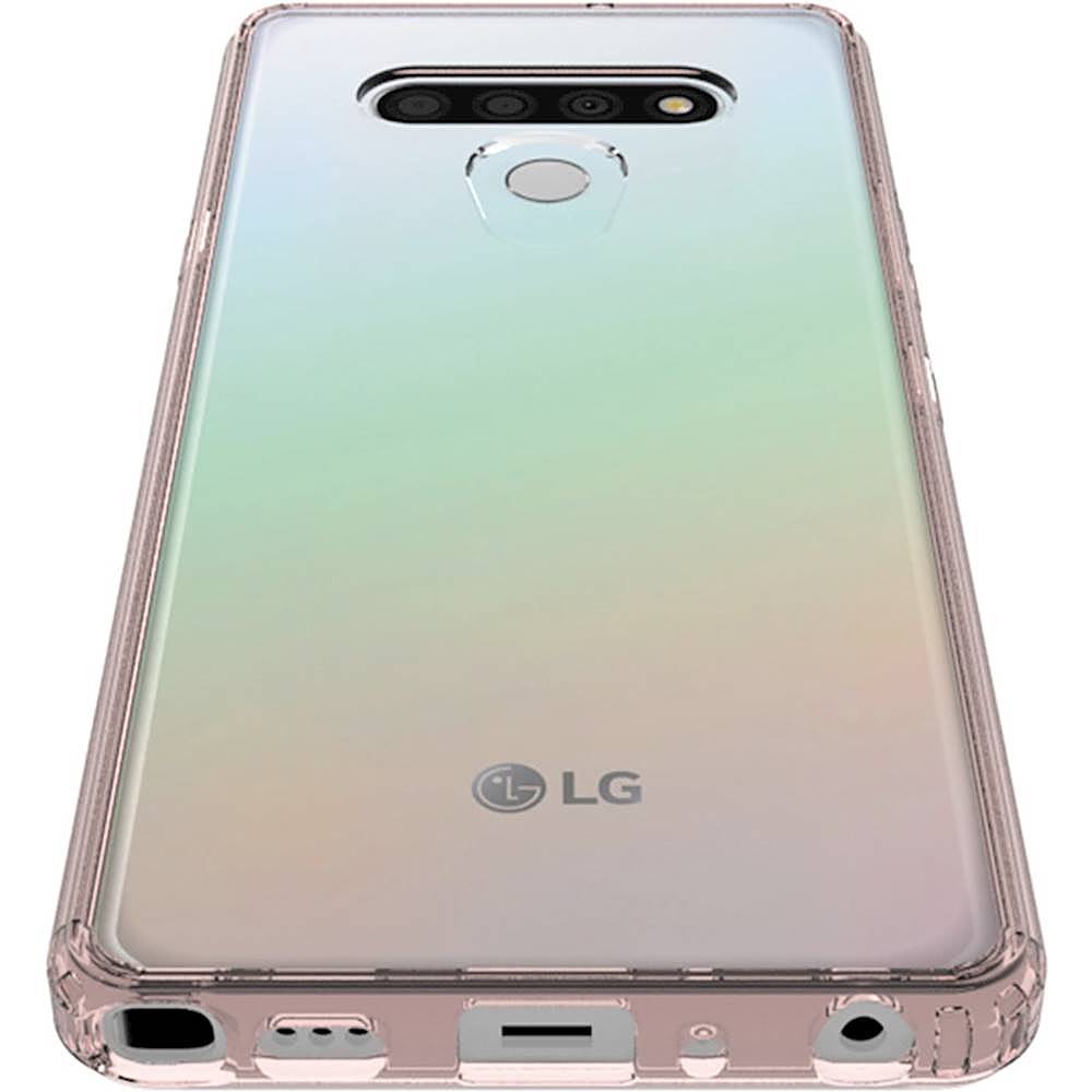 Alt View 13. SaharaCase - Crystal Series Carrying Case for LG Stylo 6 - Rose Gold Clear.