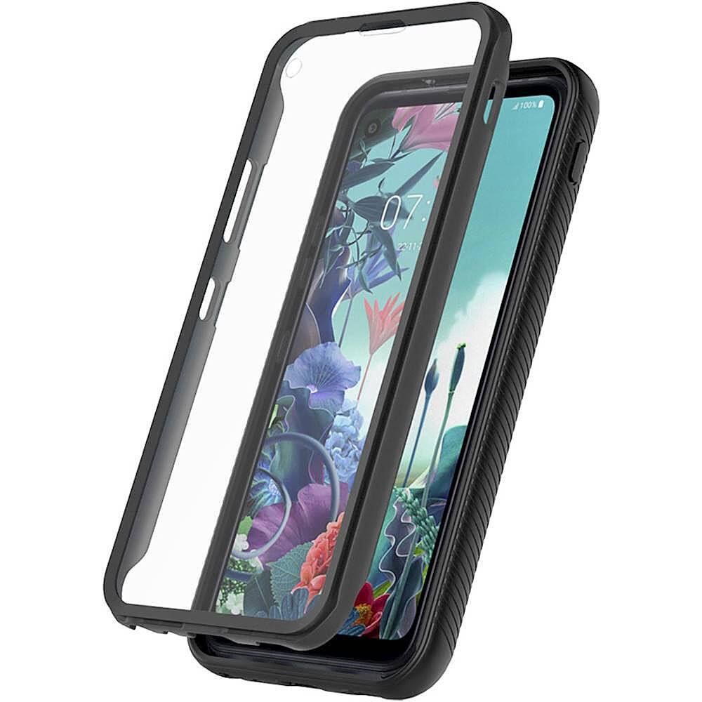 Alt View 12. SaharaCase - Grip Series Carrying Case for LG Q70 - Black.