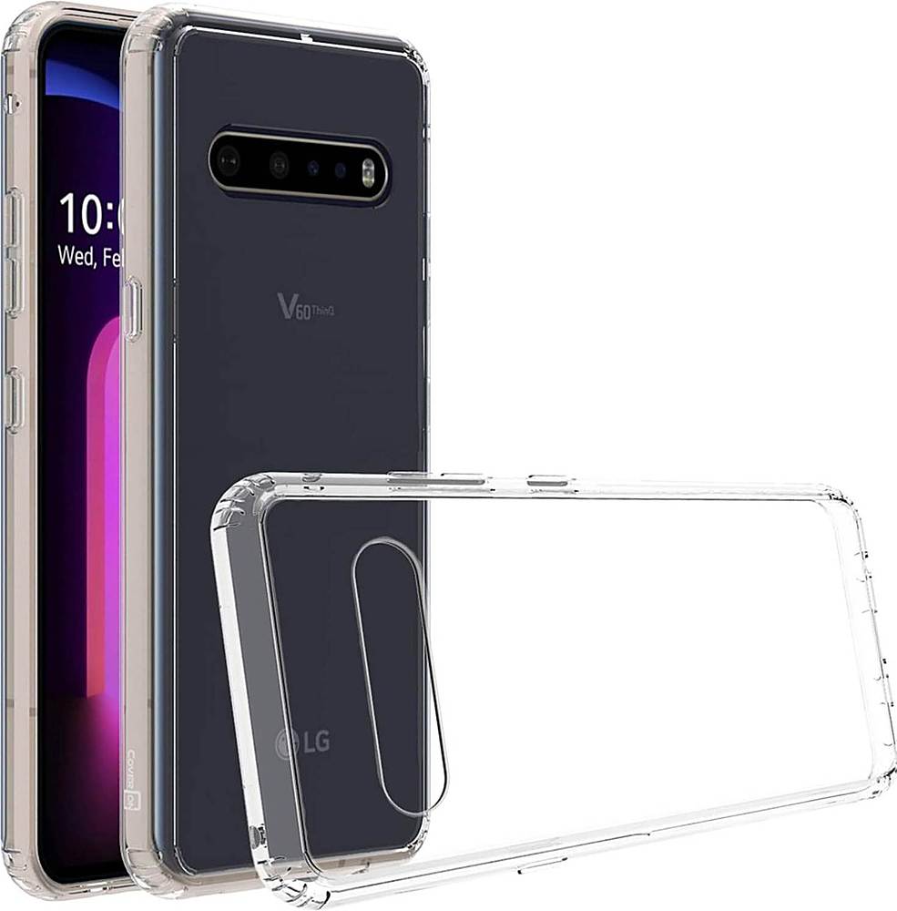 Alt View 16. SaharaCase - Crystal Series Carrying Case for LG V60 ThinQ 5G - Clear.