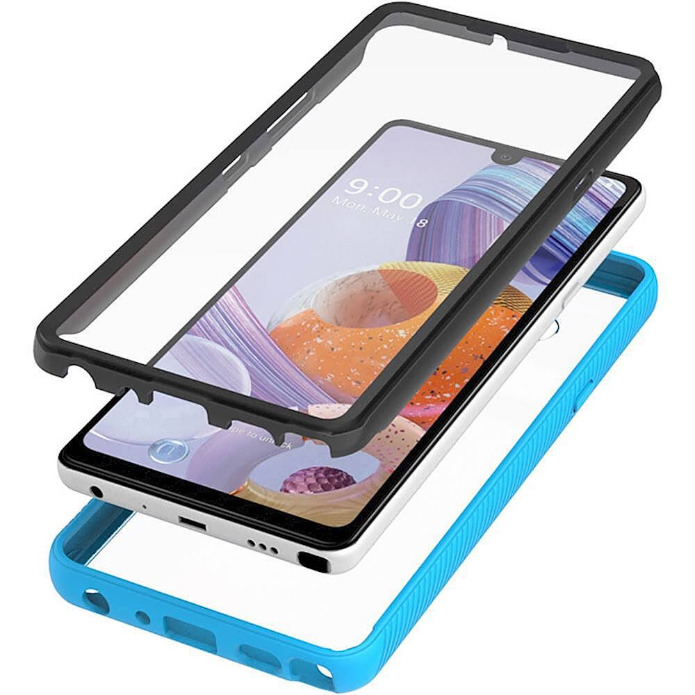 Alt View 14. SaharaCase - Grip Series Carrying Case for LG Stylo 6 - Aqua.