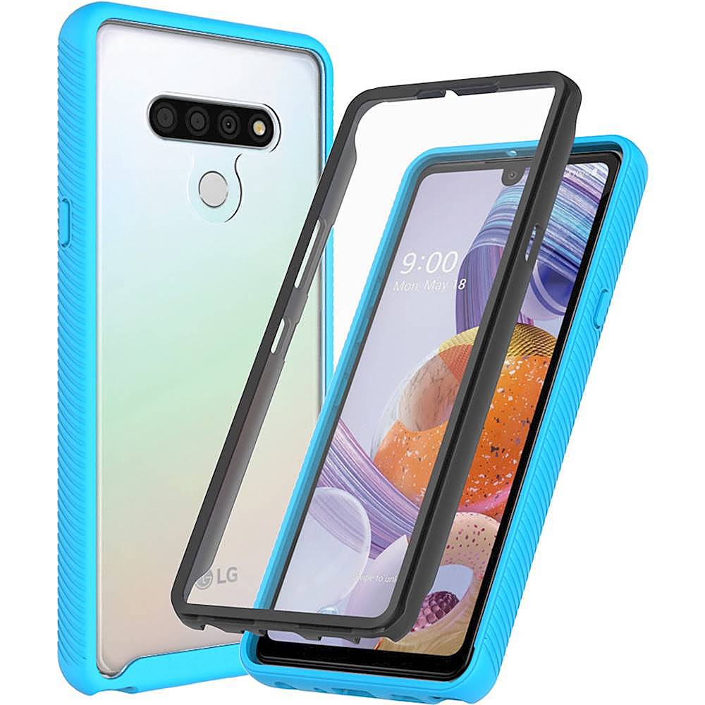 Alt View 16. SaharaCase - Grip Series Carrying Case for LG Stylo 6 - Aqua.