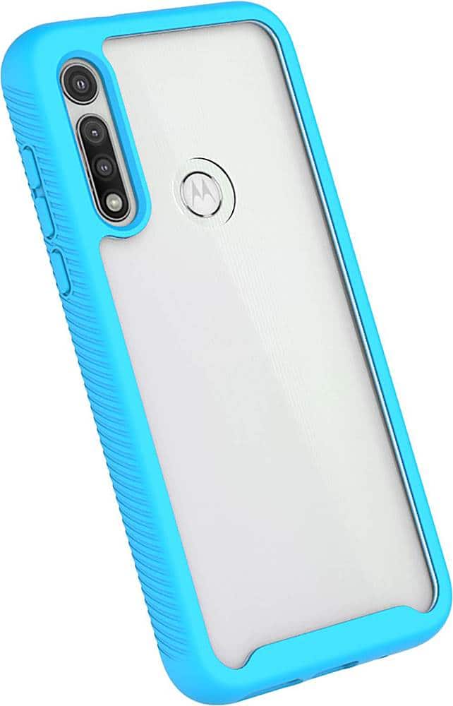 Alt View 15. SaharaCase - Grip Series Case for Motorola Moto G Fast - Aqua.