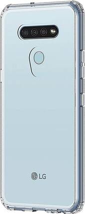 Front. SaharaCase - Crystal Series Carrying Case for LG K51 - Clear.