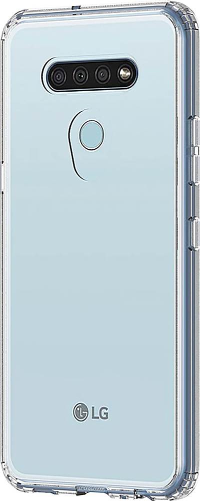 Front. SaharaCase - Crystal Series Carrying Case for LG K51 - Clear.