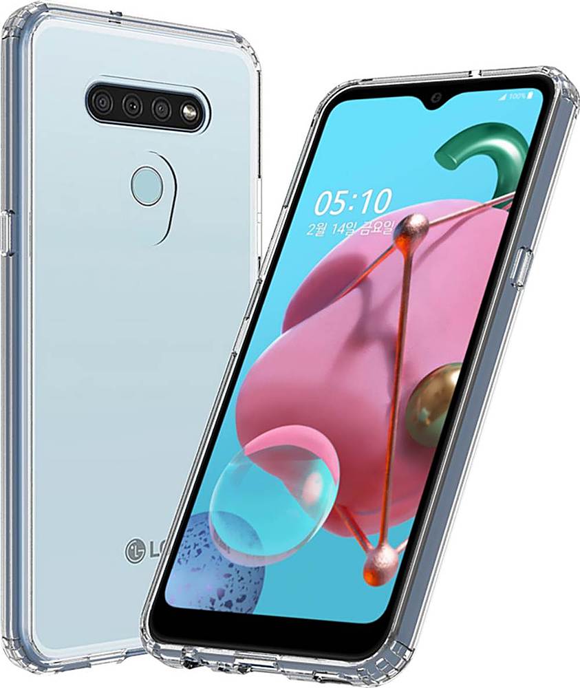 Alt View 14. SaharaCase - Crystal Series Carrying Case for LG K51 - Clear.