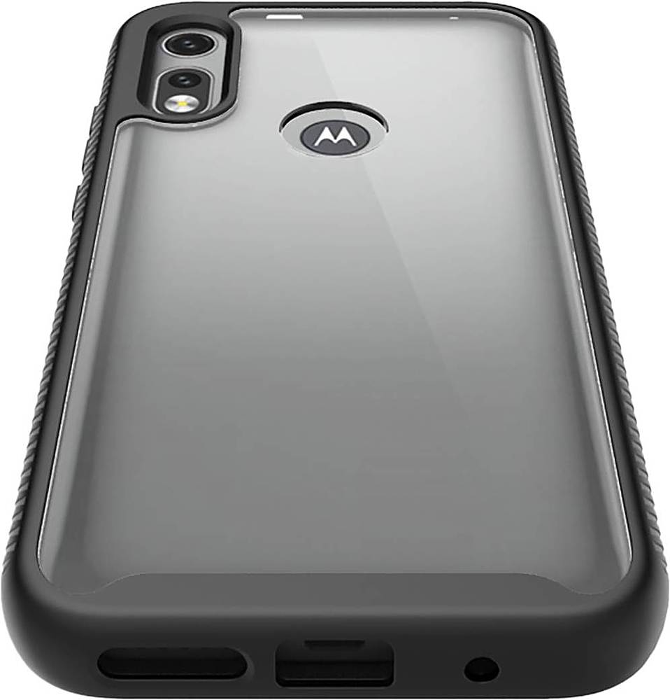 Alt View 13. SaharaCase - Grip Series Case for Motorola Moto E (2020) - Black.