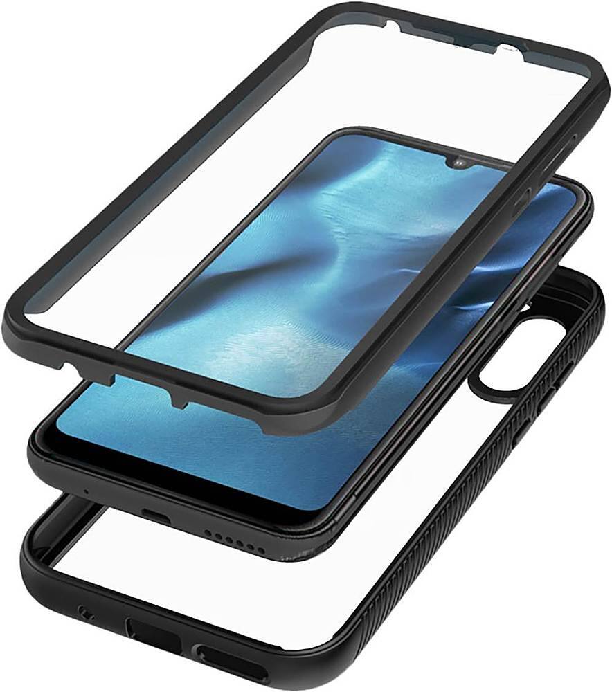 Alt View 14. SaharaCase - Grip Series Case for Motorola Moto E (2020) - Black.