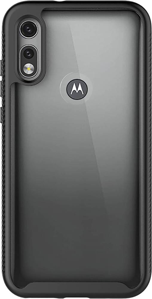 Alt View 1. SaharaCase - Grip Series Case for Motorola Moto E (2020) - Black.