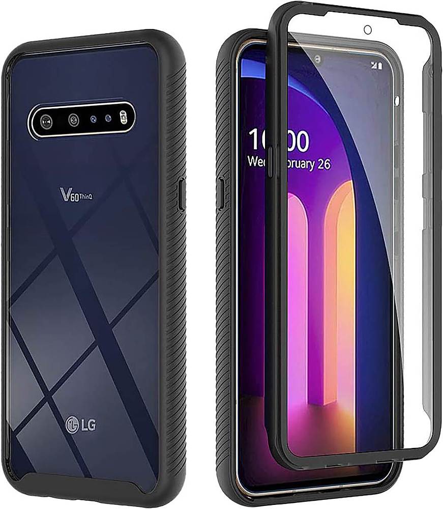 Alt View 12. SaharaCase - Grip Series Carrying Case for LG V60 ThinQ 5G - Black.