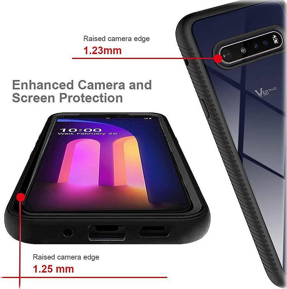 Alt View 14. SaharaCase - Grip Series Carrying Case for LG V60 ThinQ 5G - Black.