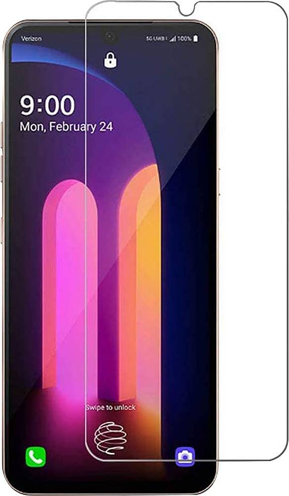 Alt View 11. SaharaCase - ZeroDamage Tempered Glass Screen Protector for LG V60 ThinQ 5G - Clear.
