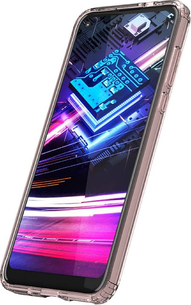Alt View 11. SaharaCase - Crystal Series Carrying Case for Motorola Moto G Fast - Rose Gold.