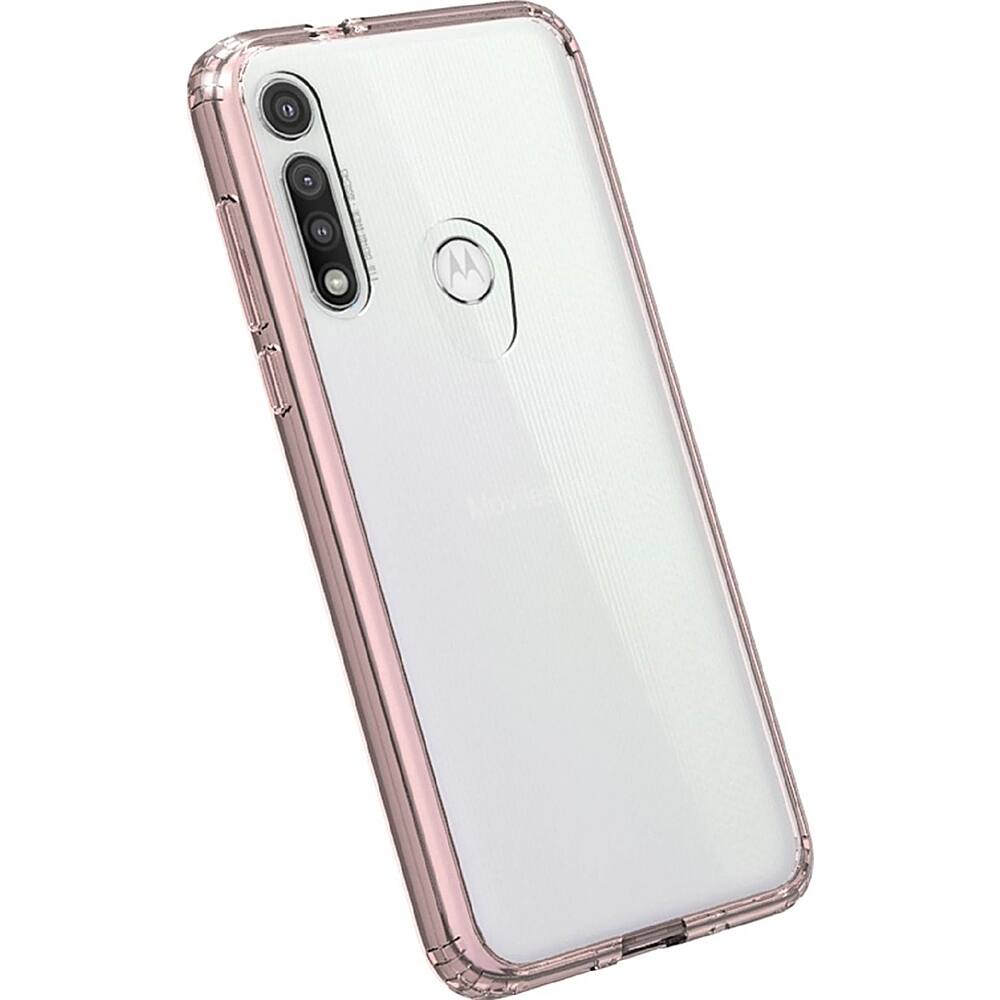 Alt View 14. SaharaCase - Crystal Series Carrying Case for Motorola Moto G Fast - Rose Gold.