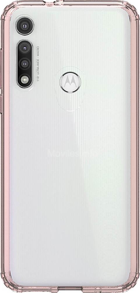 Alt View 15. SaharaCase - Crystal Series Carrying Case for Motorola Moto G Fast - Rose Gold.
