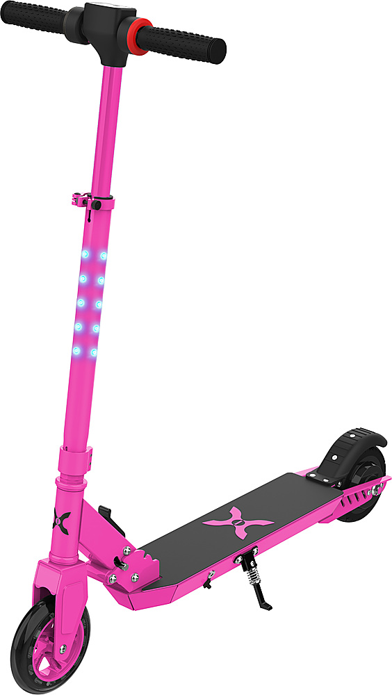 Hover-1 - Kids Flare Foldable Electric Scooter w/3 mi Max Operating Range & 8 mph Max Speed - Pink