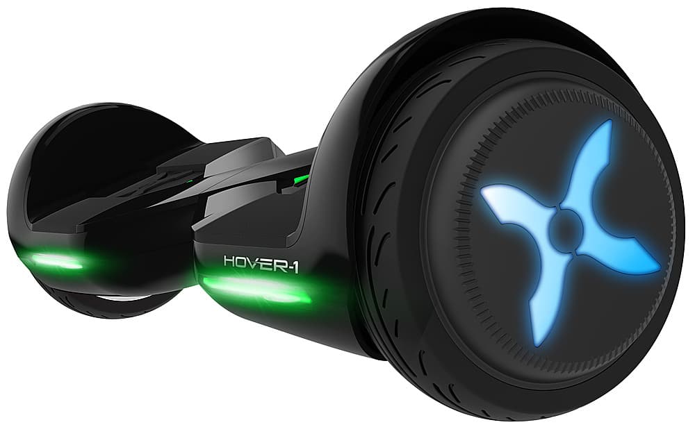 Alt View 12. Hover-1 - Kids Dream Electric Self-Balancing Scooter w/6 mi Max Operating Range & 7 mph - Black.