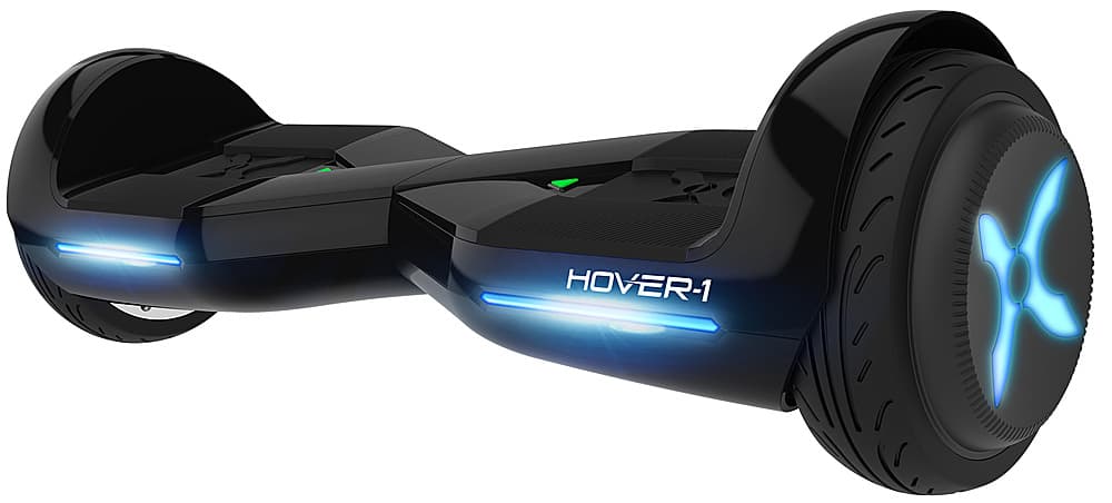 Alt View 13. Hover-1 - Kids Dream Electric Self-Balancing Scooter w/6 mi Max Operating Range & 7 mph - Black.