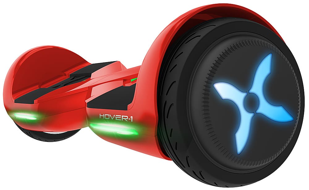 Alt View 13. Hover-1 - Kids Dream Electric Self-Balancing Scooter w/6 mi Max Operating Range & 7 mph - Red.