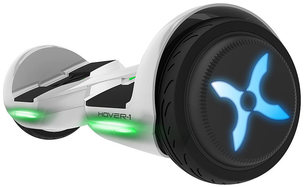 Alt View 13. Hover-1 - Kids Dream Electric Self-Balancing Scooter w/6 mi Max Operating Range & 7 mph - White.