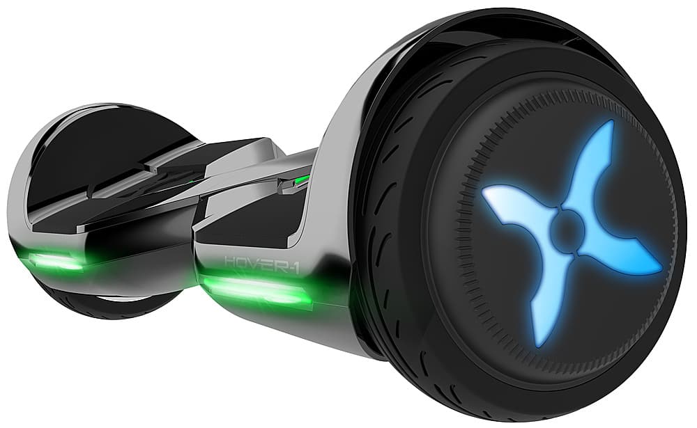 Alt View 13. Hover-1 - Kids Dream Electric Self-Balancing Scooter w/6 mi Max Operating Range & 7 mph - Gunmetal.